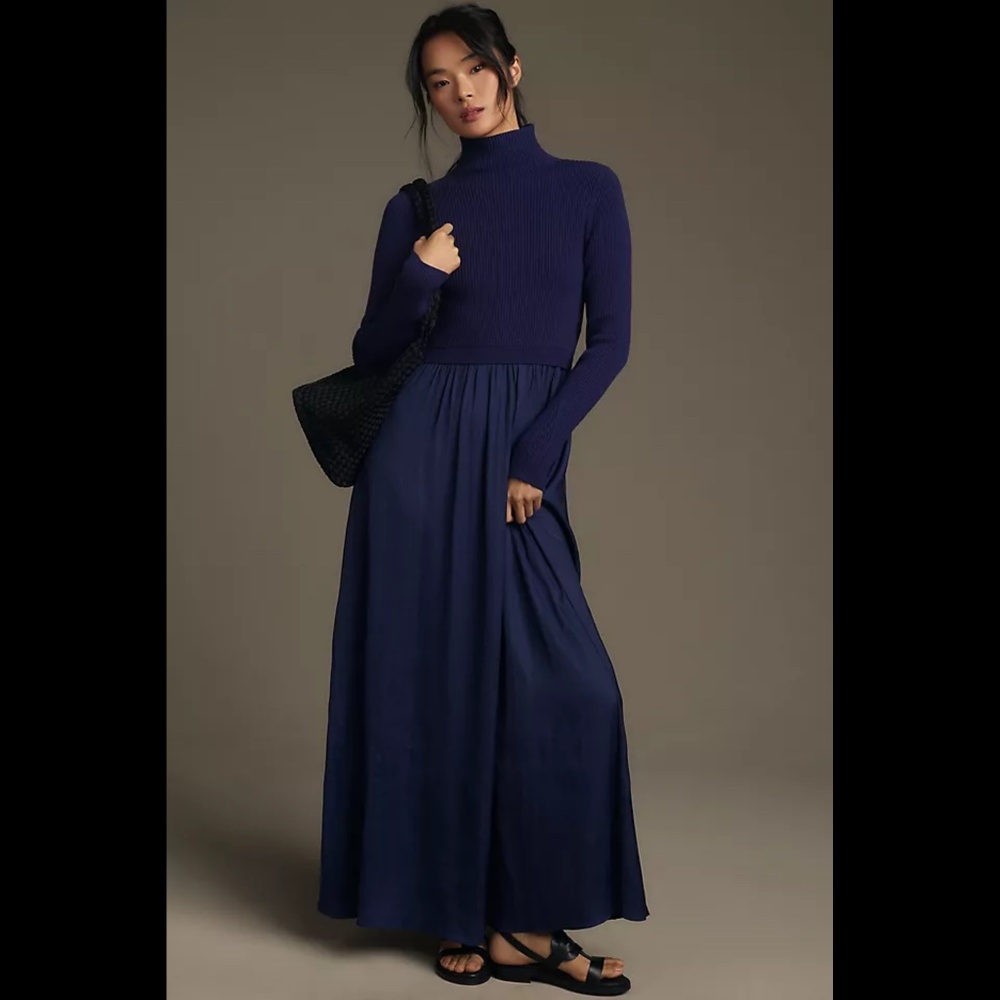 Anthropologie The Thea Twofer Sweater Dress